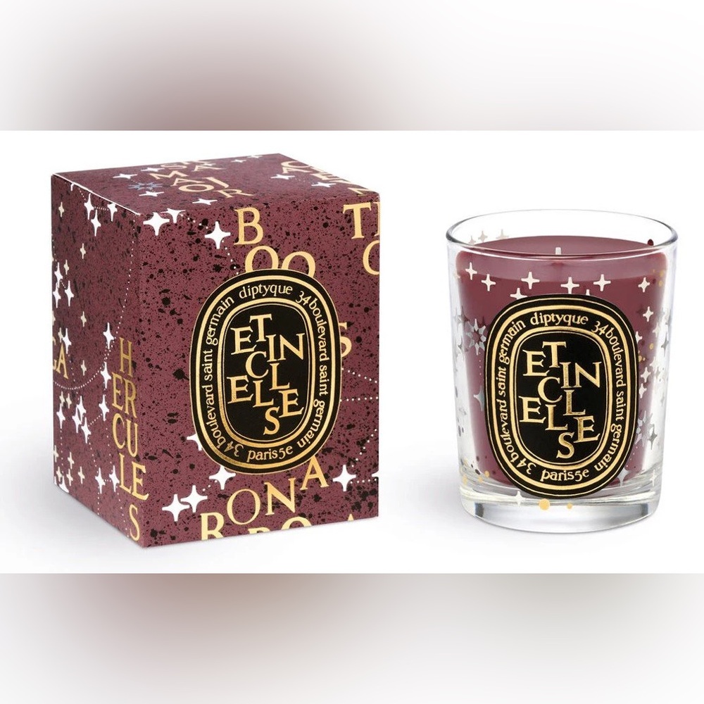 Diptyque Empty Candle Vessel Jar Étincelles Spark Candle Limited Edition Holiday